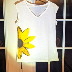 Misslook Flower Print Top